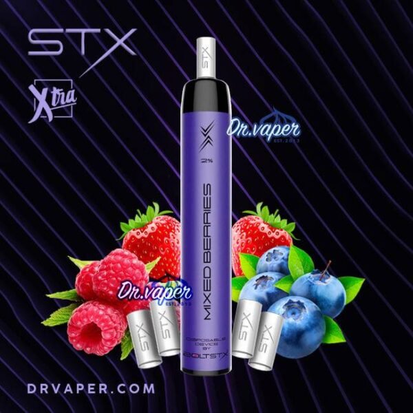 سحبة ستكس 3500 موش 4 فلاتر توت مشكل | STX 3500 Puffs Mixed Berries