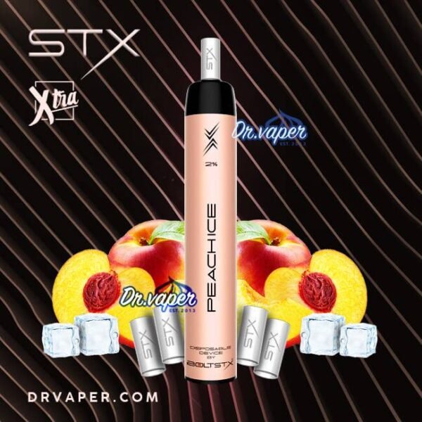 سحبة ستكس 3500 موش 4 فلاتر خوخ ايس | STX 3500 Puffs Peach Ice