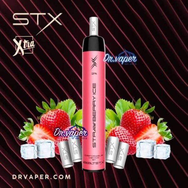 سحبة ستكس 3500 موش 4 فلاتر فراولة ايس | STX 3500 Puffs Strawberry Ice