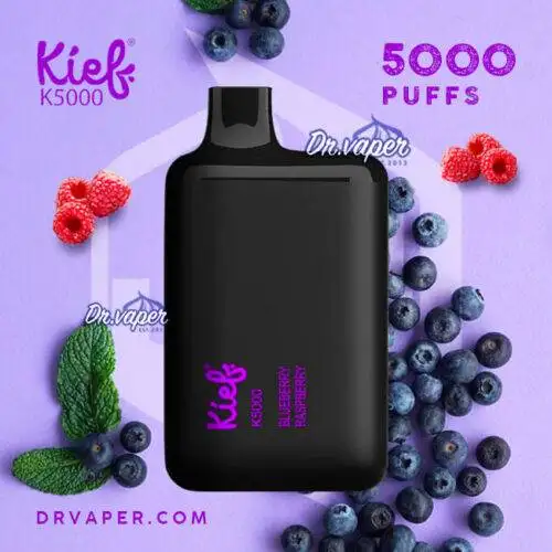 سحبة كيف توت ازرق توت احمر كي 5000 موش Kief K5000 Blueberry Raspberry