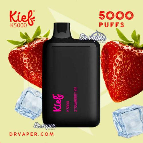 سحبة كيف فراوله ايس كي 5000 موش Kief K5000 Strawberry ice