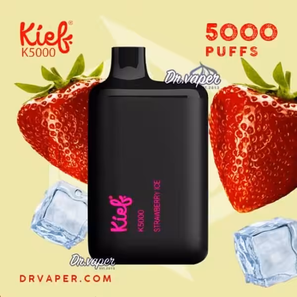 سحبة كيف فراوله ايس كي 5000 موش Kief K5000 Strawberry ice سحبة كيف فراوله ايس كي 5000 موش Kief K5000 Strawberry ice