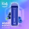 سحبة كيف نورد بار 4000 موش توت ازرق توت احمر Kief Nord Blueberry Raspberry