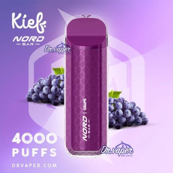 سحبة كيف نورد بار 4000 موش عنب Kief Nord Grape
