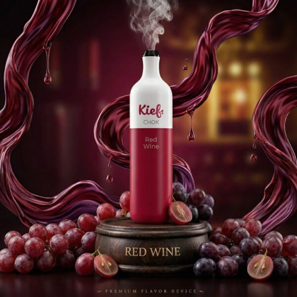 سحبة كيف 3500 موش سيروك رد واين | kief cirok red wine 3500puffs