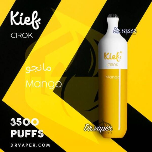 سحبة كيف 3500 موش سيروك مانجو | kief cirok mango 3500puffs