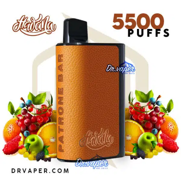 سحبة هوانا باترون بار 5500 موش فواكه مشكله | Hawana Patrone Bar mixed Fruit