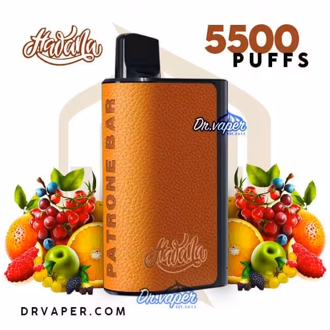 سحبة هوانا باترون بار 6500 موش فواكه مشكله | Hawana Patrone Bar mixed Fruit