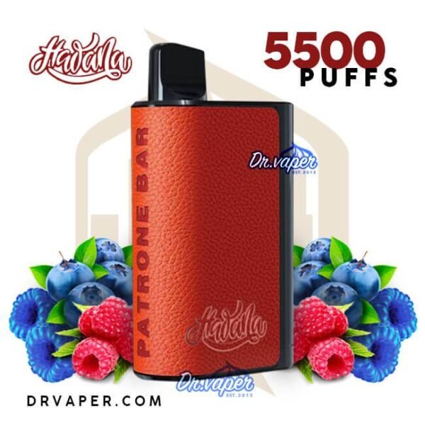 سحبة هوانا باترون بار 5500 موش توت مشكل | Hawana Patrone Bar mixed berries