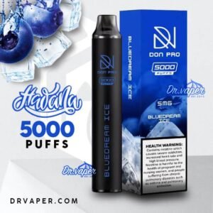 سحبه هوانا 5000 موش دون برو توت ازرق ايس | hawana don pro 5000 puffs blurdream ice blueberry ice
