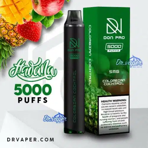 سحبه هوانا 5000 موش دون برو فواكه مشكله | hawana don pro 5000 puffs colombian cocktail mix fruits سحبه هوانا 5000 موش دون برو فواكه مشكله | hawana don pro 5000 puffs colombian cocktail mix fruits