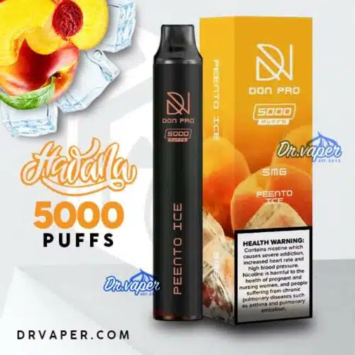 سحبه هوانا 5000 موش دون برو خوخ ايس | hawana don pro 5000 puffs peento ice peach ice سحبه هوانا 5000 موش دون برو خوخ ايس | hawana don pro 5000 puffs peento ice peach ice