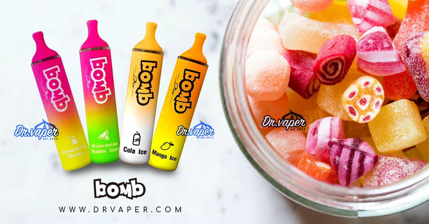 سحبه بومب 4000 شفطة BOMB VAPE
