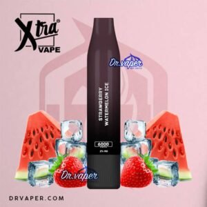 سحبه اكسترا 6000 موش  فراوله بطيخ ايس Xtra 6000puffs strawberry watermelon ice