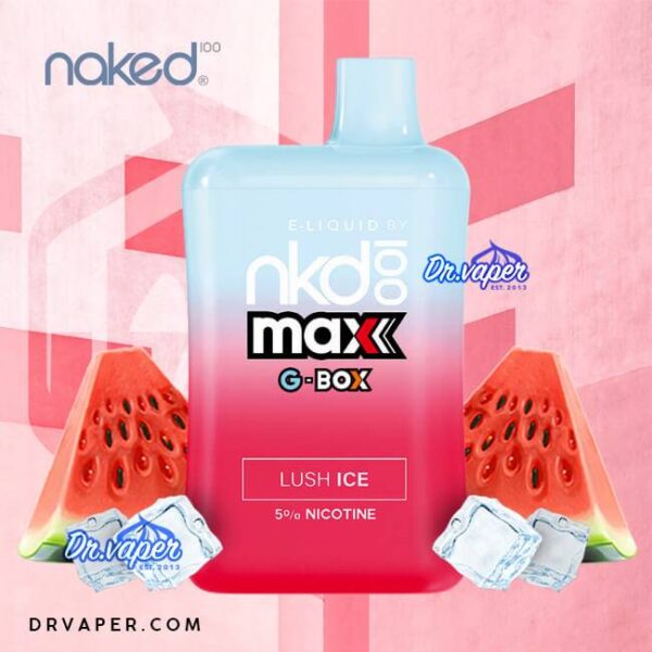 سحبة نيكد جي بوكس 5500 موش لوش ايس GBOX X NAKED 100 5500 DISPOSABLE Lush Ice