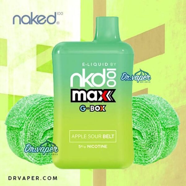 سحبة نيكد جي بوكس 5500 موش تفاح حامض | GBOX X NAKED 100 5500 apple sour belt