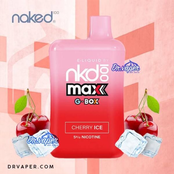 سحبة نيكد جي بوكس 5500 موش كرز ايس | GBOX X NAKED 100 5500 DISPOSABLE cherry ice