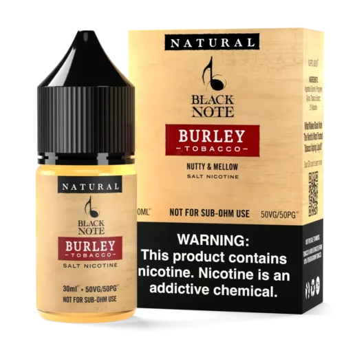بلاك نوت بيرلي سولت نيكوتين 30 مل علبه | blacknote burley salt nicotine 30ml bottle