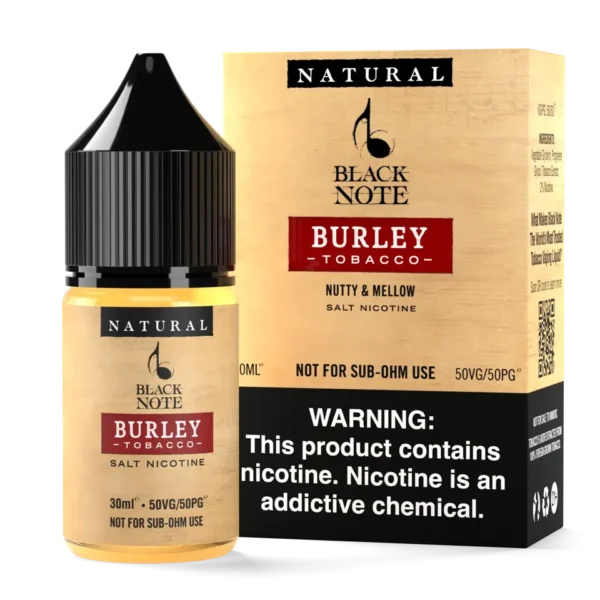 بلاك نوت بيرلي سولت نيكوتين 30 مل علبه | blacknote burley salt nicotine 30ml bottle