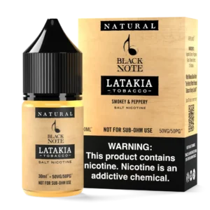 بلاك نوت لاذقية سولت نيكوتين 30 مل عبوه | black note latakia salt nicotine 30ml bottles