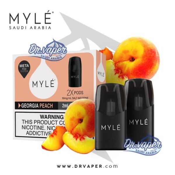 بود مايلي 5 ميتا خوخ جورجيا | MYLE Georgia Peach META DEVICE V5 بود مايلي 5 ميتا خوخ جورجيا | MYLE Georgia Peach META DEVICE V5