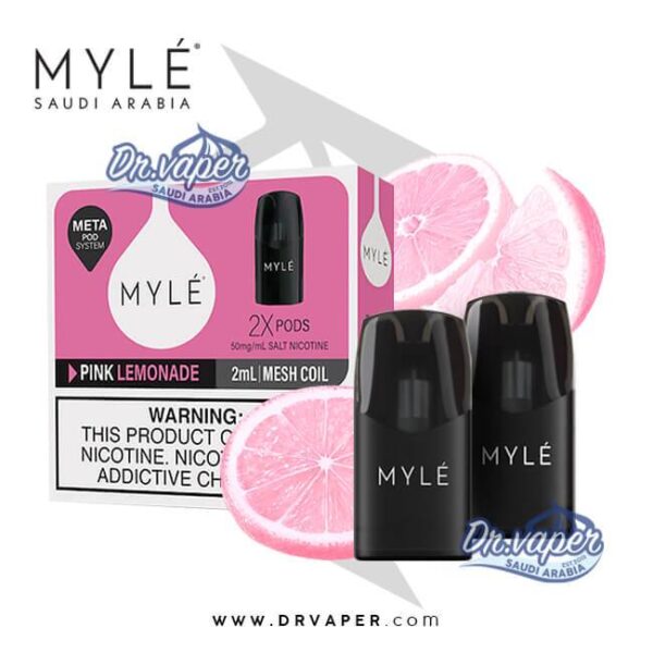 بود مايلي 5 ميتا ليمون وردي | MYLE Pink Lemonade META DEVICE V5 بود مايلي 5 ميتا ليمون وردي | MYLE Pink Lemonade META DEVICE V5