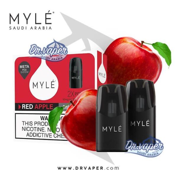 بود مايلي 5 ميتا تفاح احمر | MYLE Red Apple META DEVICE V5 بود مايلي 5 ميتا تفاح احمر | MYLE Red Apple META DEVICE V5