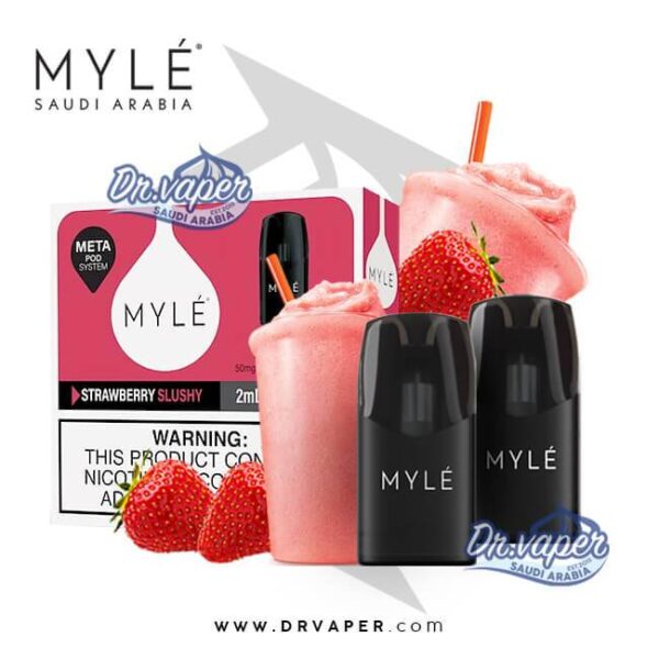 بود مايلي 5 ميتا سلاش فراوله | Myle Meta Pods Strawberry Slushy بود مايلي 5 ميتا سلاش فراوله | Myle Meta Pods Strawberry Slushy