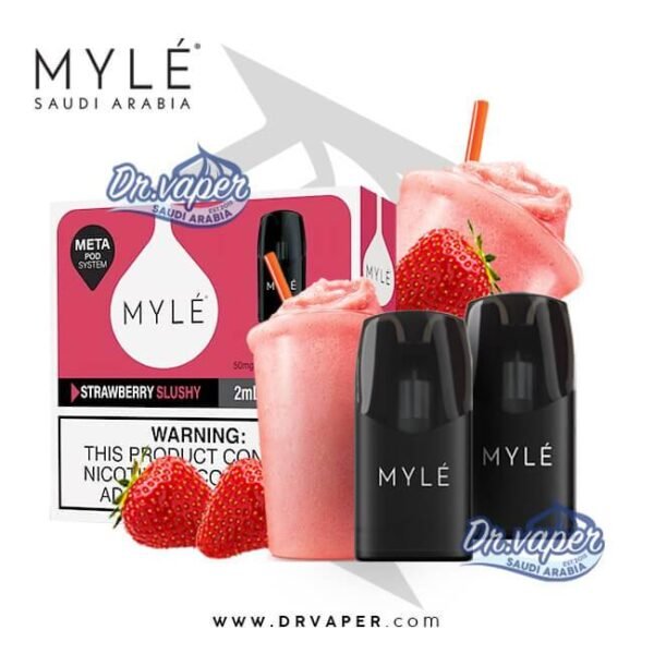 بود مايلي 5 ميتا سلاش فراوله | Myle Meta Pods Strawberry Slushy