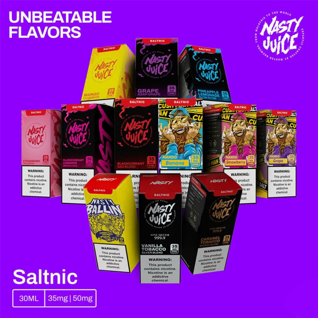 نكهه ناستي سولت نيكوتين 30 مل اعلان | nasty salt nicotine 30ml poster