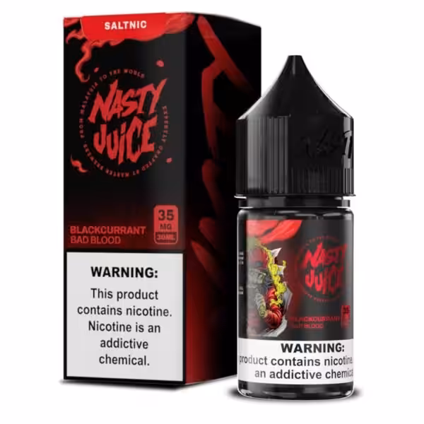 نكهه ناستي باد بلود سولت نيكوتين توت 30 مل علبه | nasty bad blood salt nicotine 30ml box