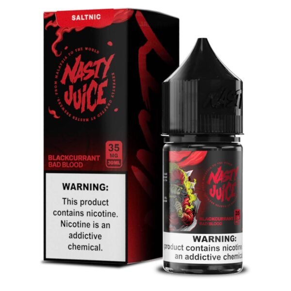 نكهه ناستي باد بلود سولت نيكوتين توت 30 مل علبه | nasty bad blood salt nicotine 30ml box