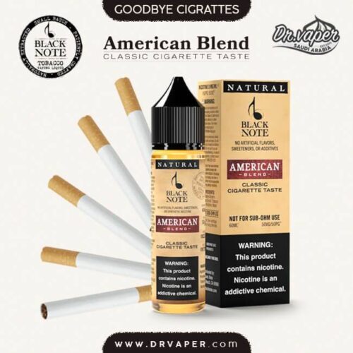 بلاك نوت امريكان بلند توباكو 60 مل | Black Note American blend 60ml Coil بلاك نوت امريكان بلند توباكو 60 مل | Black Note American blend 60ml Coil