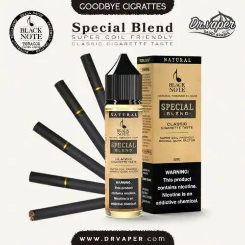 بلاك نوت سبيشل بلند توباكو 60 مل | Black Note Special blend 60ml Coil