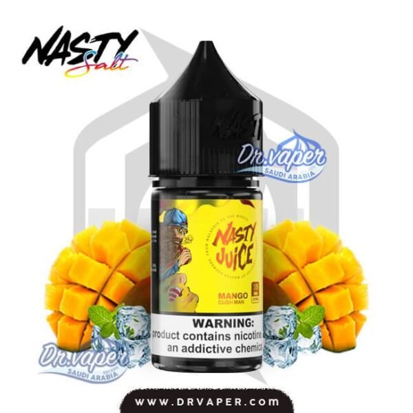 NASTY CUSH MAN SALT NICOTINE MANGO 30ML | نكهه ناستي مانجو سولت نيكوتين كاش مان 30 مل NASTY CUSH MAN SALT NICOTINE MANGO 30ML | نكهه ناستي مانجو سولت نيكوتين كاش مان 30 مل