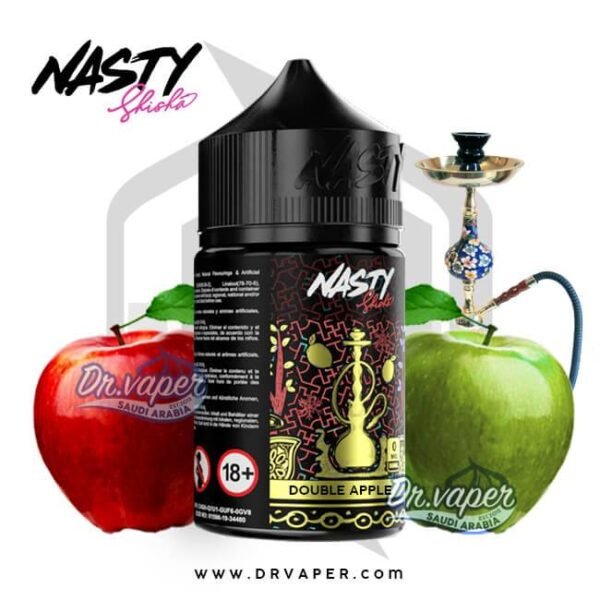 NASTY DOUBLE APPLE SHISHA JUICE E-LIQUID 60ML | نكهة ناستي تفاحتين 60 مل
