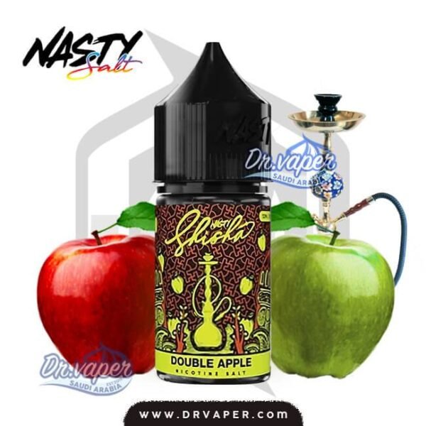 NASTY DOUBLE APPLE SALT NICOTINE SHISHA 30ML | نكهه ناستي تفاحتين سولت نيكوتين شيشة 30 مل