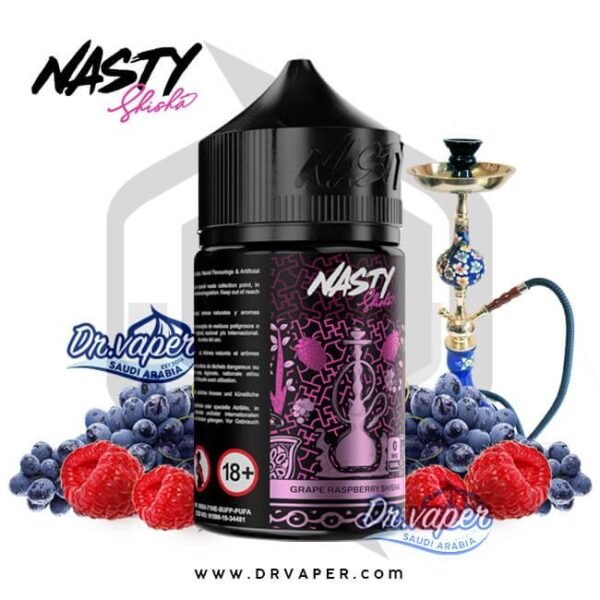 نكهة ناستي عنب توت 60 مل | nasty grape raspberry 60ml juice e-liquid