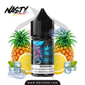 Original Nasty Slow Blow Salt Nicotine bottle with pineapple and lime flavor and ice.