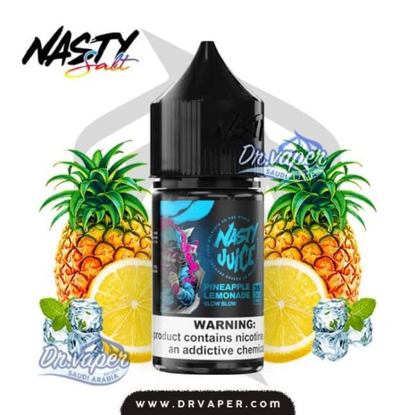 نكهه ناستي سلو بلو سولت نيكوتين اناناس ليمون 30 مل | nasty slow blow salt nicotine 30ml