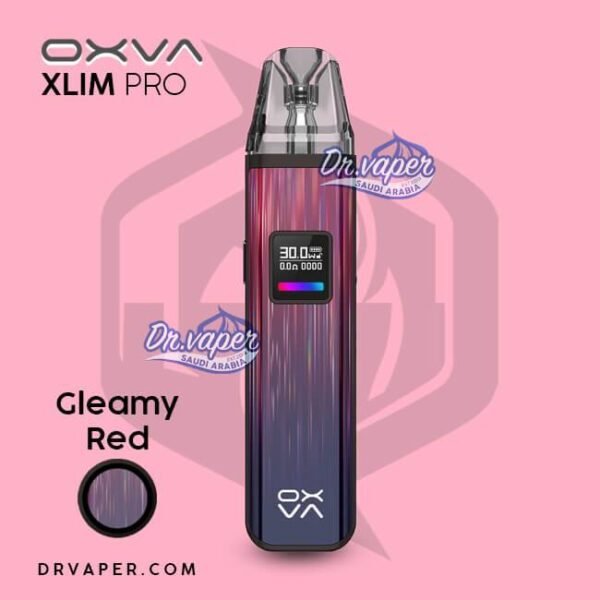اوكسفا جهاز اكسليم برو 30 واط بود احمر | oxva xlim pro Gleamy Red