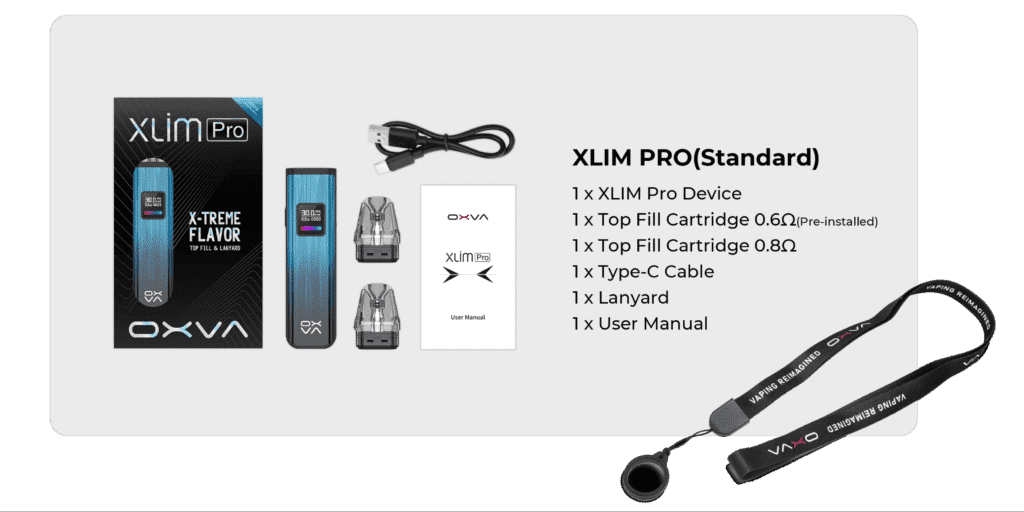 اوكسفا جهاز اكسليم برو 30 واط نظام بود علبه oxva xlim pro open box