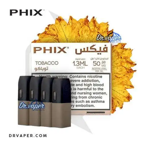 فيكس توباكو  ام ال في | phix tobacco replacement pods