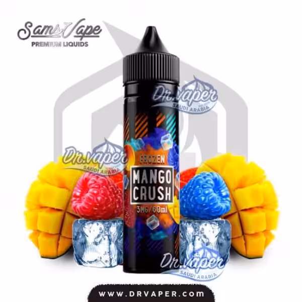 سامز فيب نكهة مانجو كراش ايس 60 مل فروزن | sams vape mango crush ice frozen 60ml