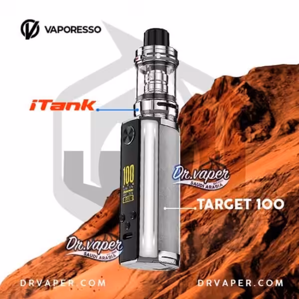 فابريسو جهاز تارجيت 100 واط رمادي| vaporesso target 100 gray kit