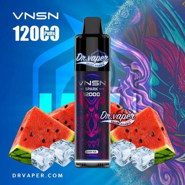 سحبة فنسن سبارك 12000 موش لوش ايس | vnsn spark lush ice 12000puffs