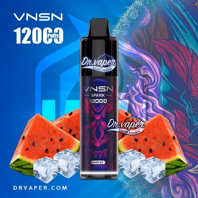 سحبة فنسن سبارك 12000 موش لوش ايس | vnsn spark lush ice 12000puffs