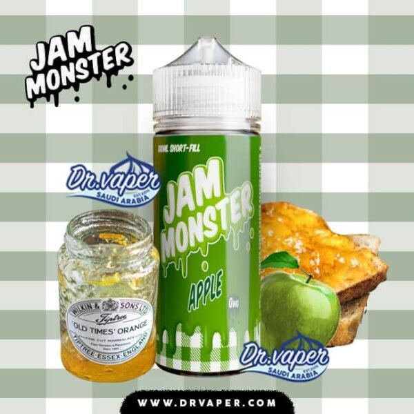 جام مونستر تفاح 100 مل | jam monster apple 100ml جام مونستر تفاح 100 مل | jam monster apple 100ml