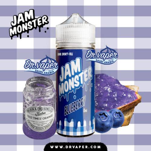 jam monster blueberry 100ml | جام مونستر توت ازرق 100 مل