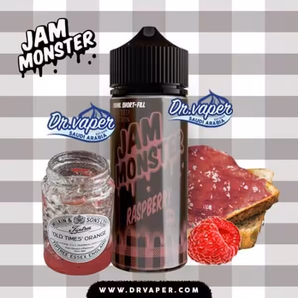 جام مونستر توت احمر 100 مل | jam monster raspberry 100ml
